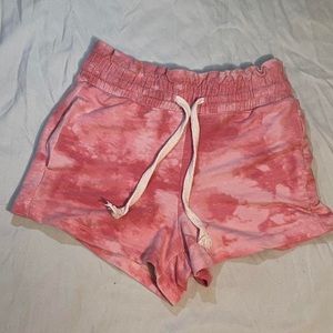 PINK TIE DYE SHORTS​